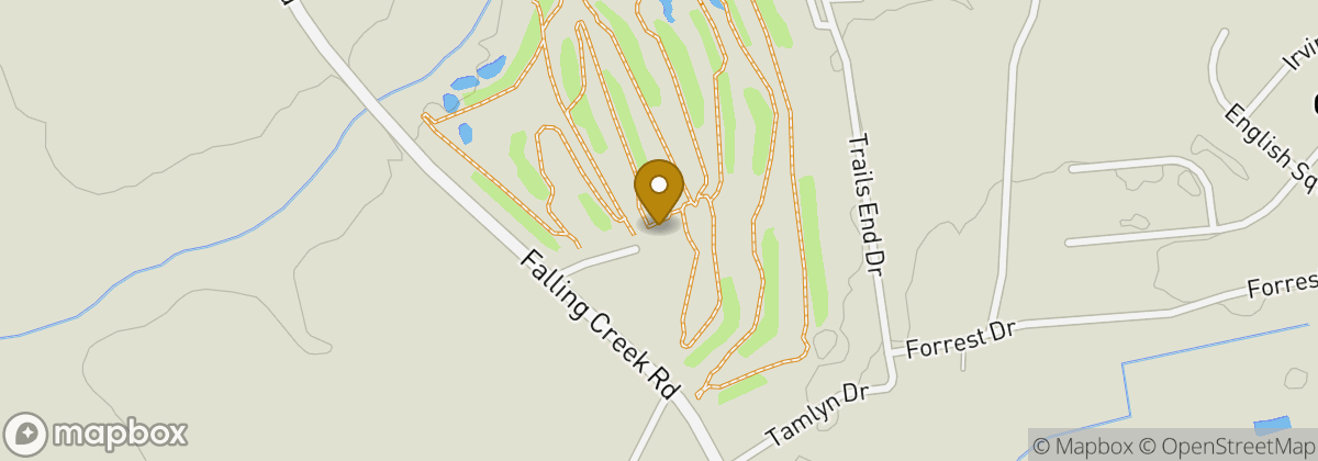 Map location: Falling Creek Country Club