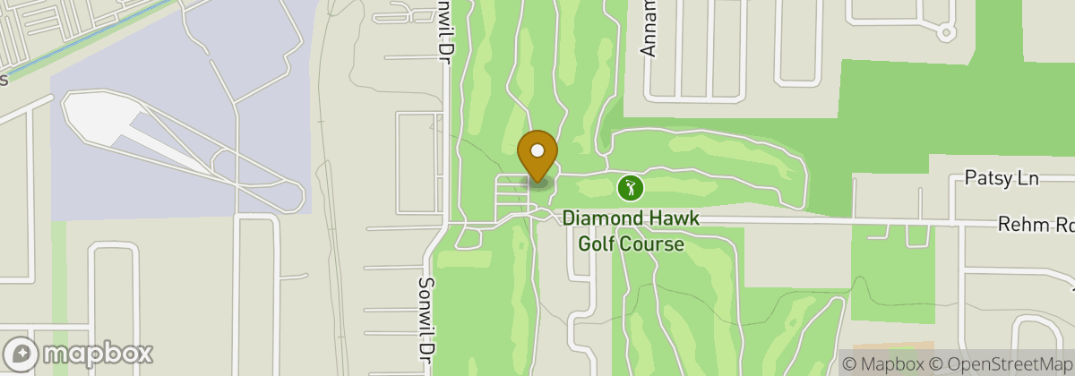 Map location: Diamond Hawk Golf Course & Pub "the Hawk"