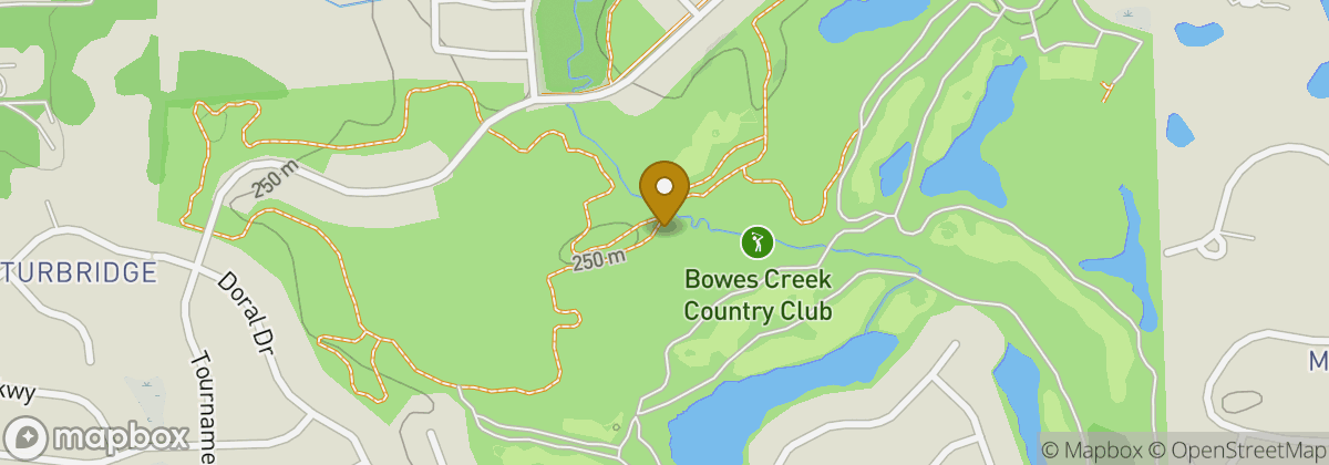 Map location: Bowes Creek Country Club