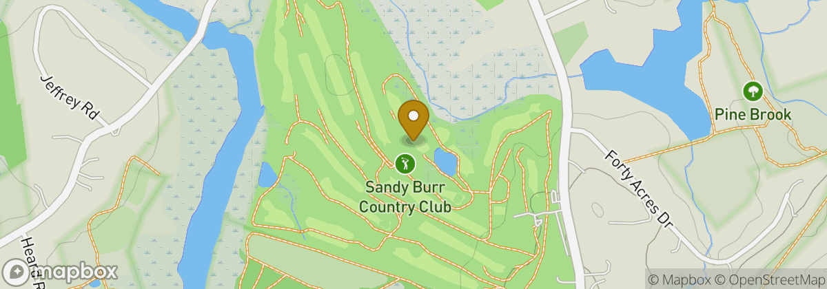 Map location: Sandy Burr Country Club