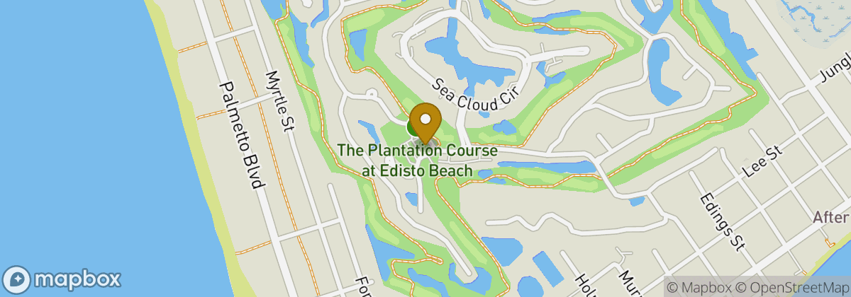 Map location: The Plantation Course at Edisto