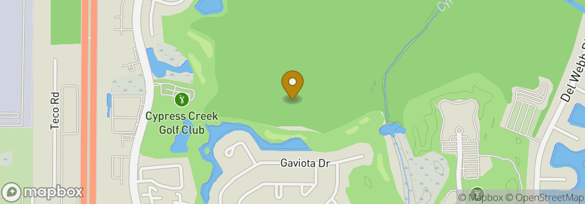 Map location: Cypress Creek Golf Club