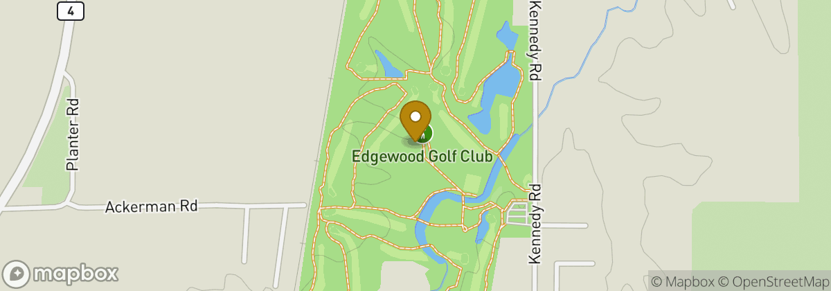 Map location: Edgewood Golf Club