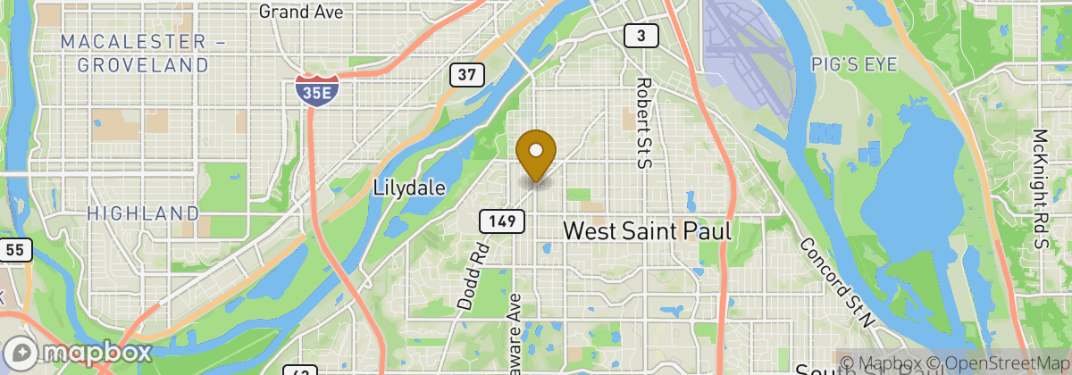 Map location: West St Paul