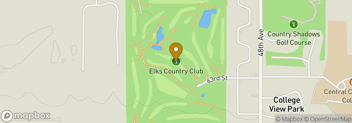 Map location: Elks Country Club
