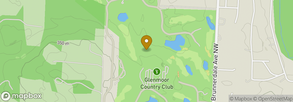 Map location: Glenmoor Country Club