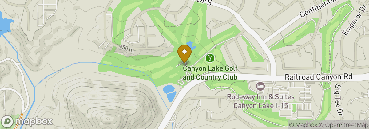 Map location: Canyon Lake Golf & Country Club
