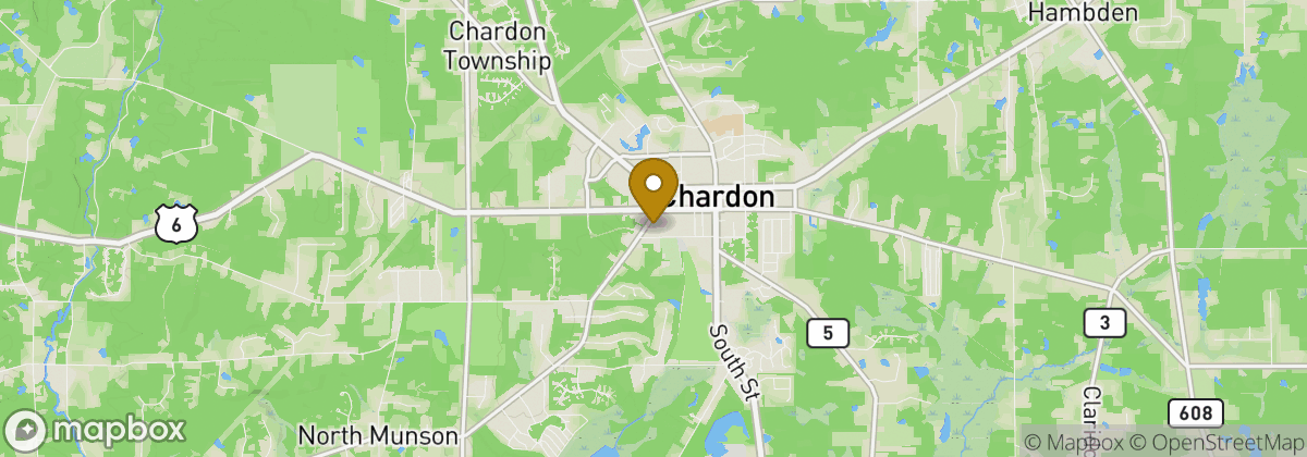 Map location: Chardon