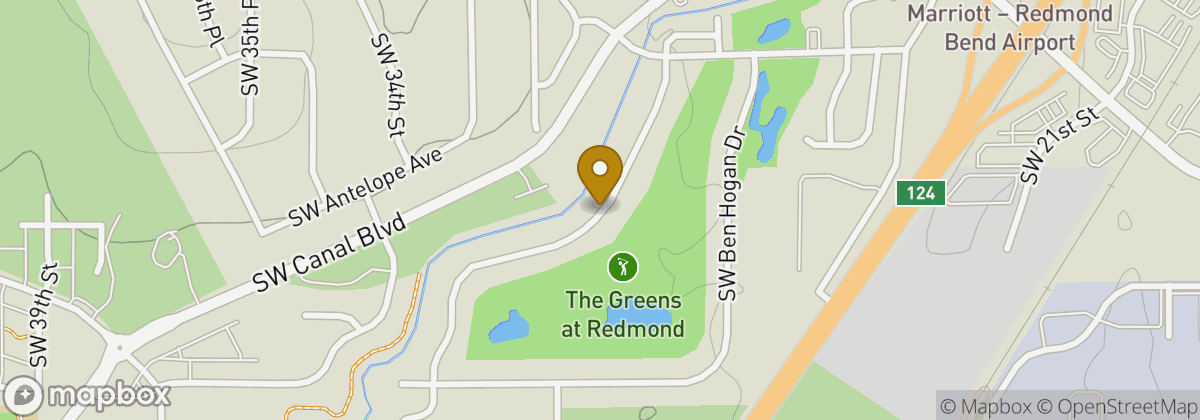 Map location: The Greens at Redmond