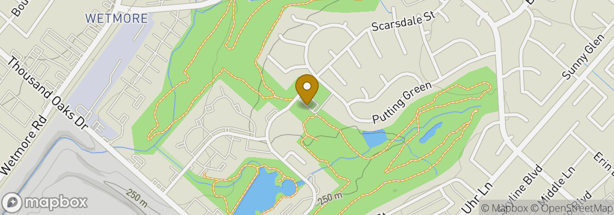 Map location: Northern Hills Golf Club