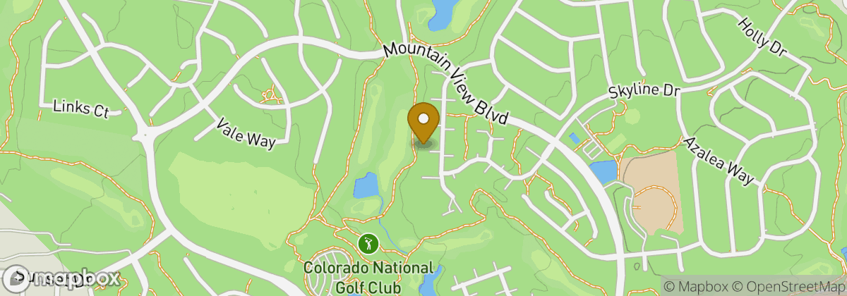 Map location: Colorado National Golf Club