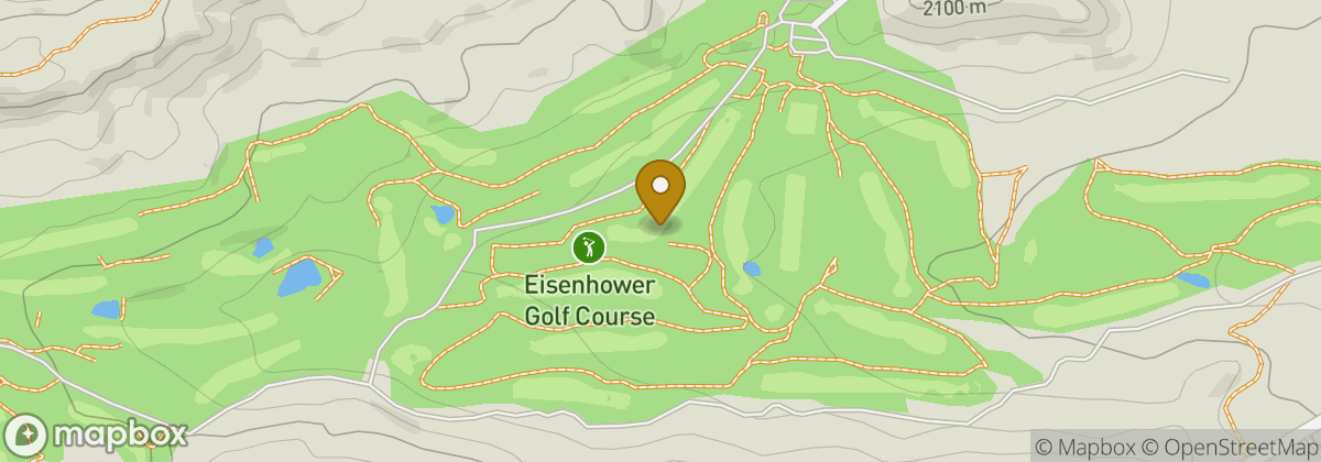 Map location: Eisenhower Golf Course