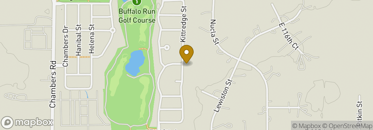 Map location: Buffalo Run Golf Course