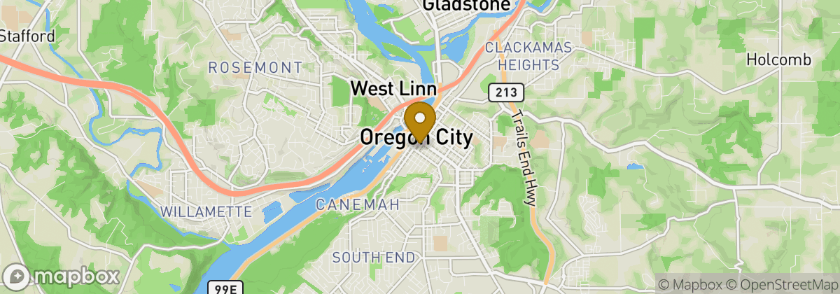Map location: Oregon City