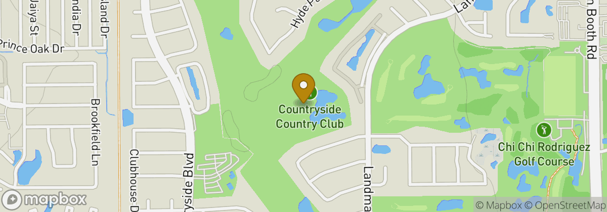 Map location: Countryside Country Club
