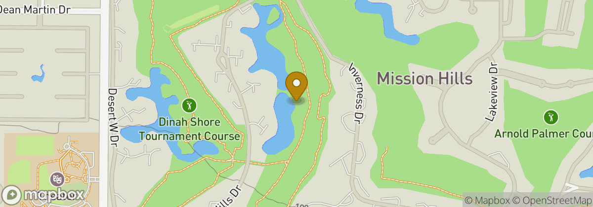 Map location: Dinah Shore Tournament Course
