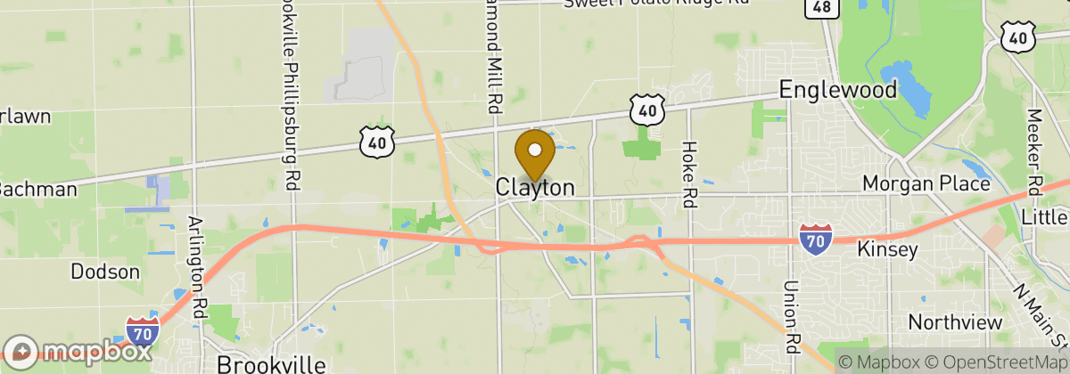 Map location: Clayton