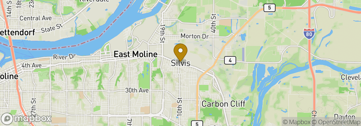 Map location: Silvis