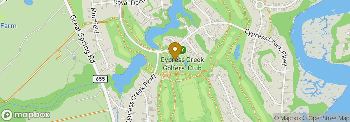 Map location: Cypress Creek Golfers' Club