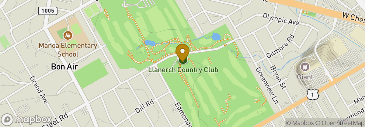 Map location: Llanerch Country Club