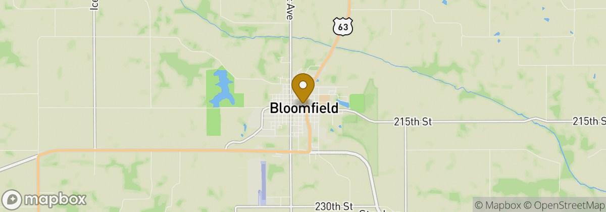 Map location: Bloomfield
