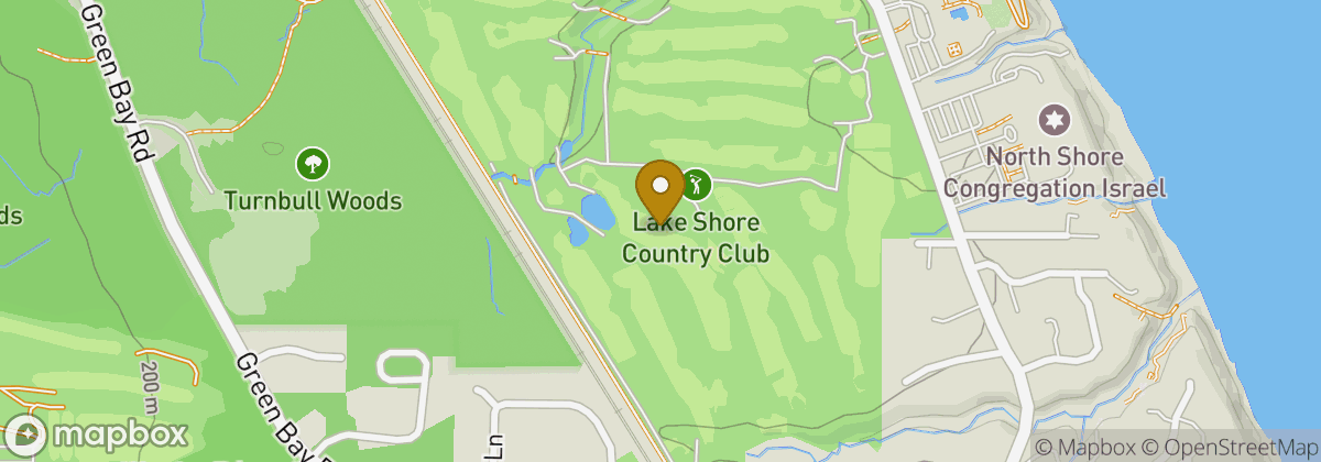 Map location: Lakeshore Golf Course
