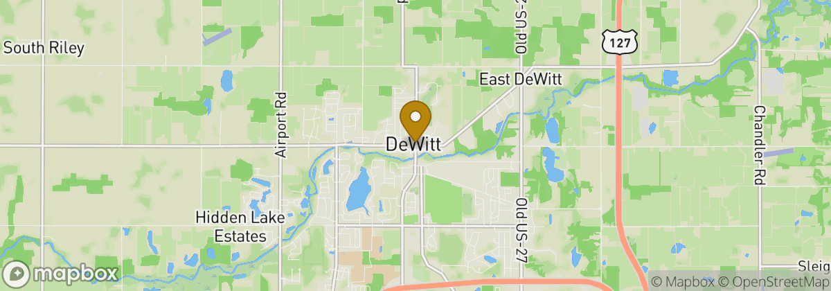 Map location: DeWitt