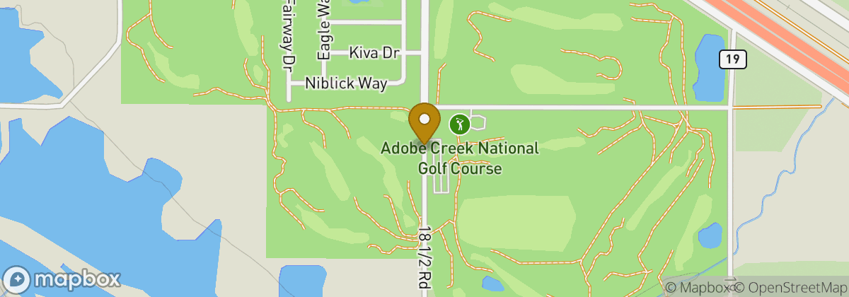 Map location: Adobe Creek National Golf Course