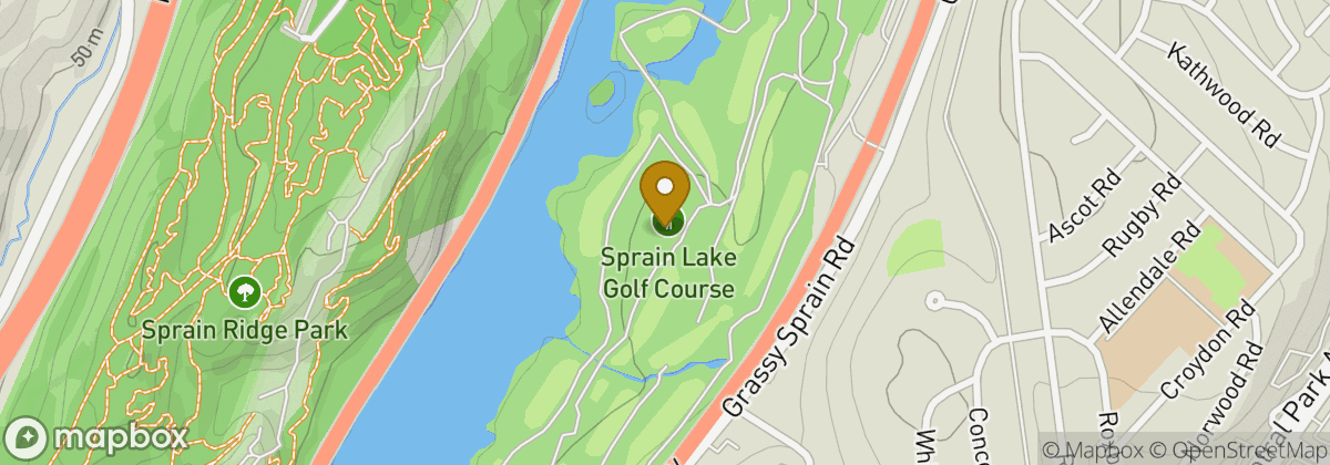 Map location: Sprain Lake Golf Course
