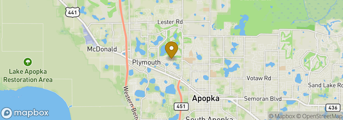 Map location: Apopka