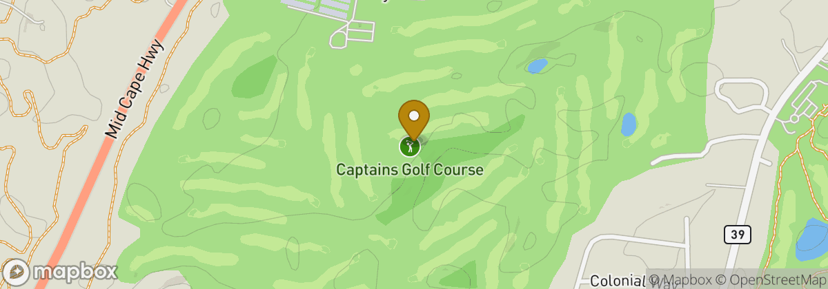 Map location: The Captains Golf Course