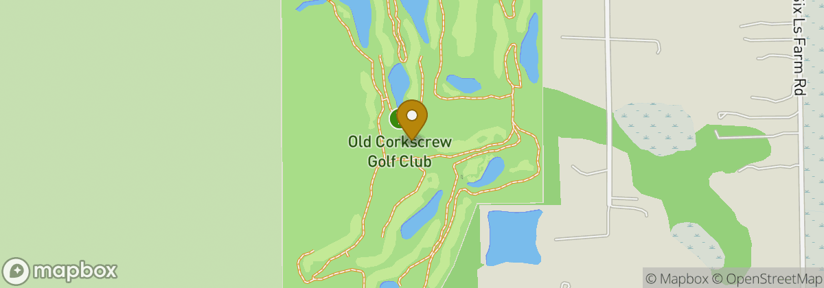 Map location: Old Corkscrew Golf Club