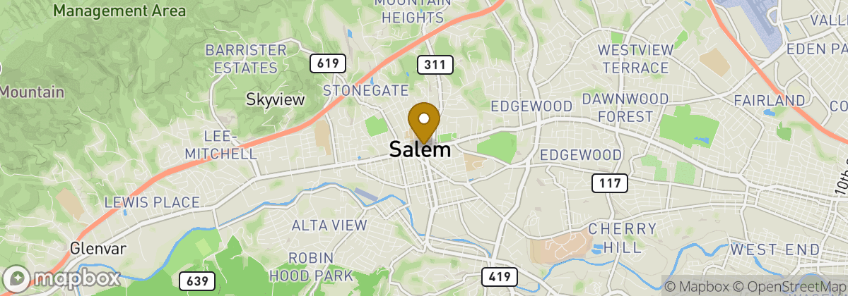 Map location: Salem