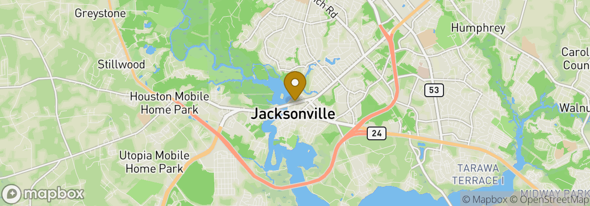 Map location: Jacksonville