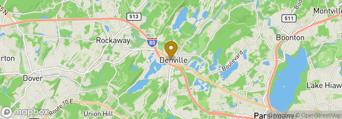 Map location: Denville