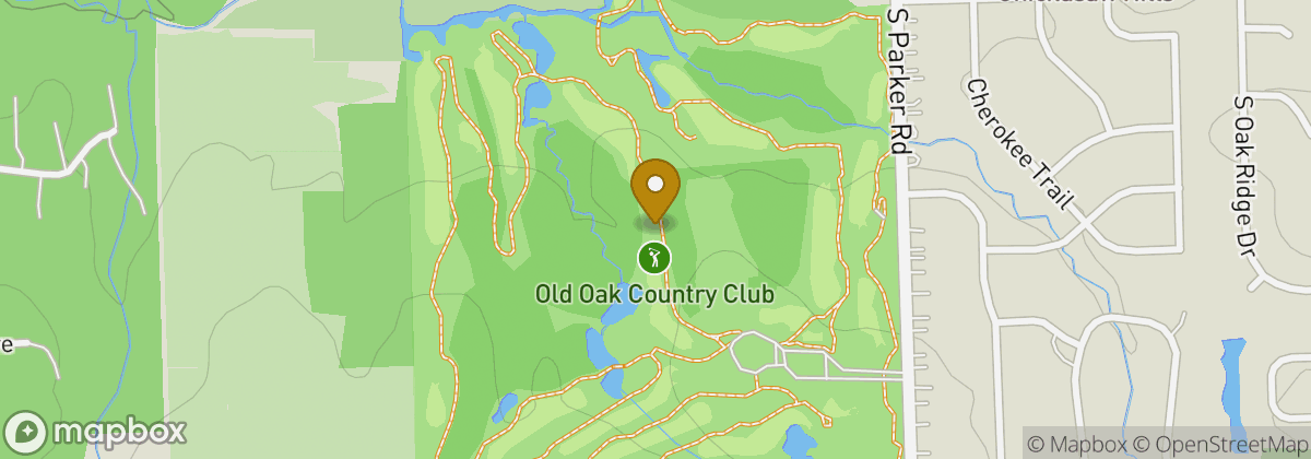 Map location: Old Oak Country Club