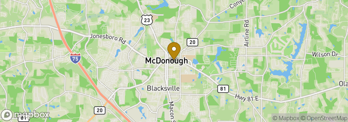 Map location: McDonough