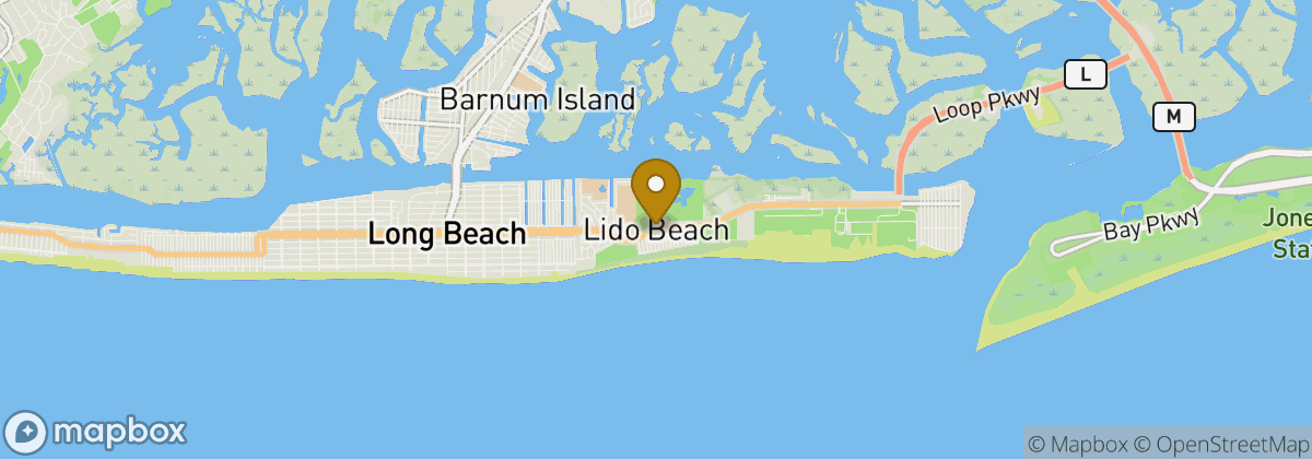 Map location: Lido Beach