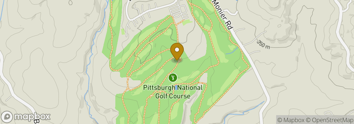 Map location: Pittsburgh National Golf Club
