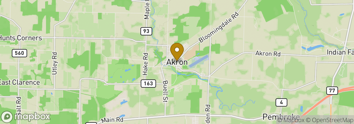Map location: Akron