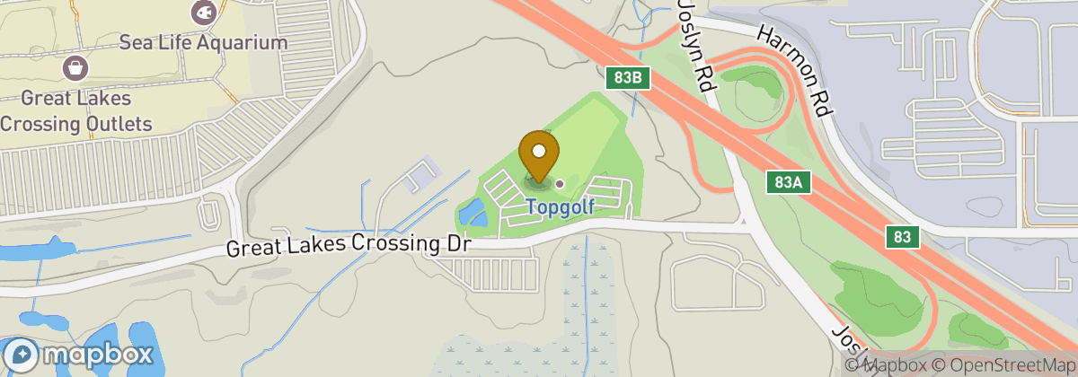 Map location: Topgolf