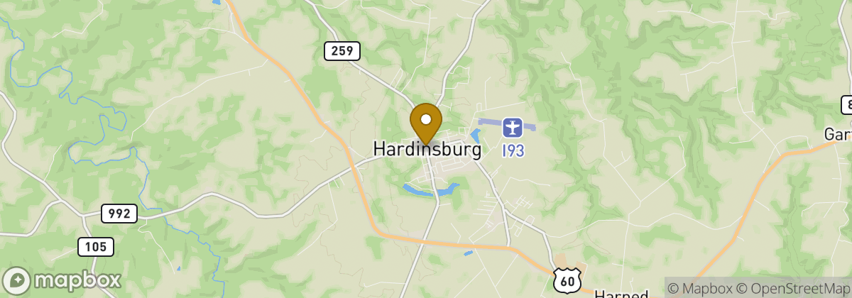 Map location: Hardinsburg