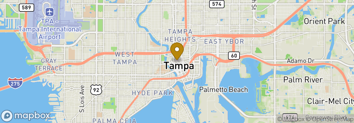 Map location: Tampa