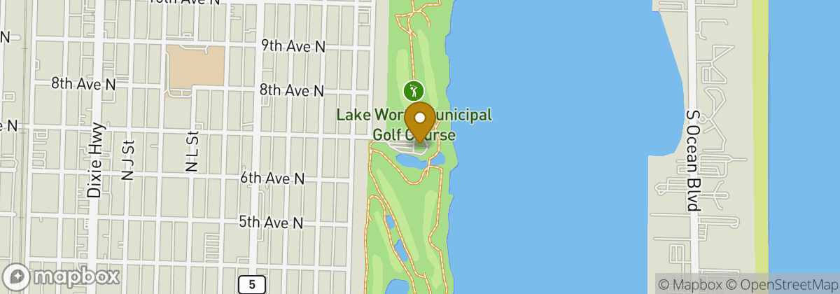 Map location: Lake Worth Beach Golf Club