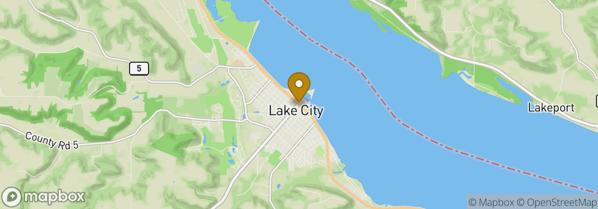 Map location: Lake City
