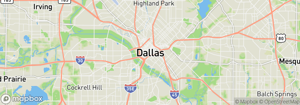 Map: Dallas, TX