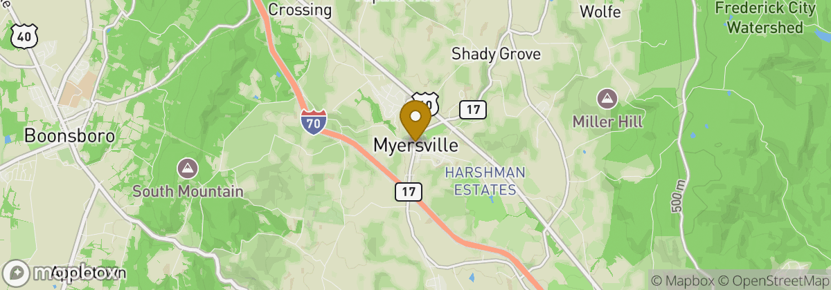 Map location: Myersville