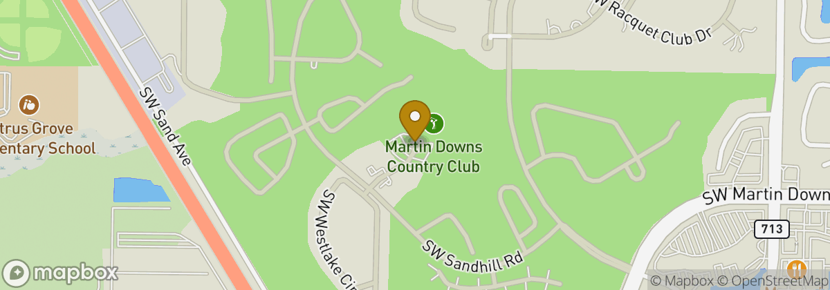 Map location: Martin Downs Golf Club and Resort