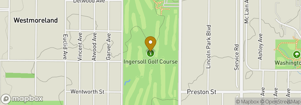 Map location: Ingersoll Golf Course