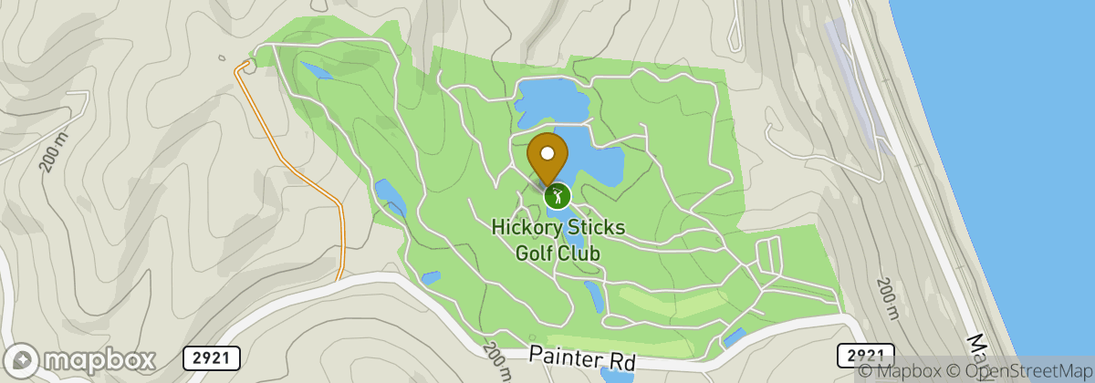 Map location: Hickory Sticks Golf Club